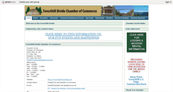 Desktop Screenshot of foresthillchamber.org